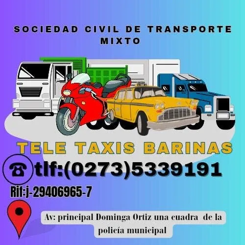 Transporte Mixto Tele Taxis Barinas: Tu Socio Confiable en Viajes Seguros y Cómodos